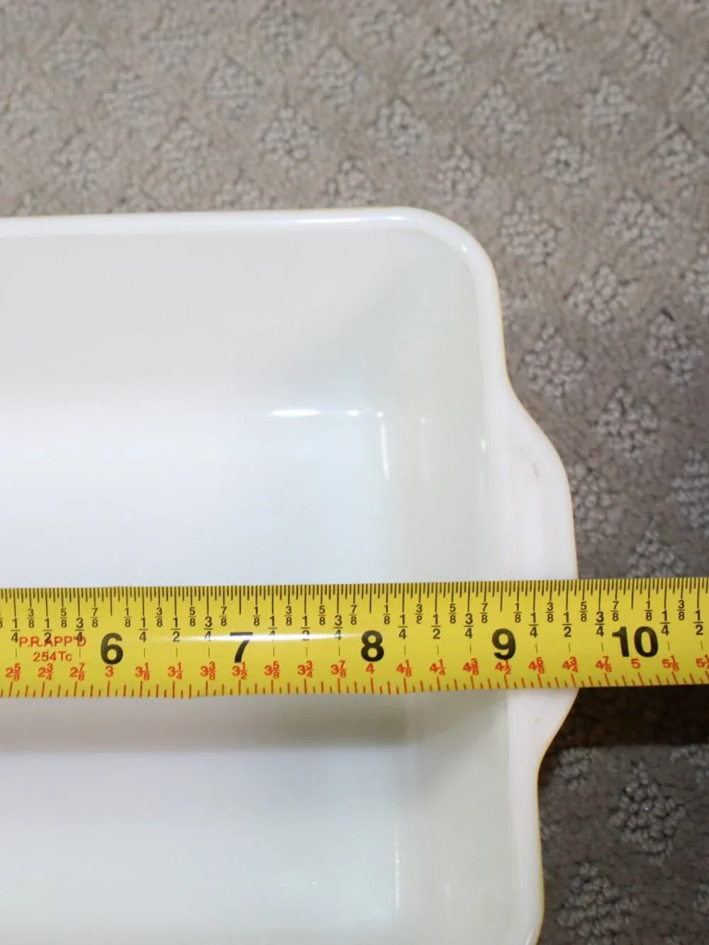 Vintage Pyrex 503 Yellow Refrigerator Dish w/ Original Ribbed Glass Lid 1.5 Qt